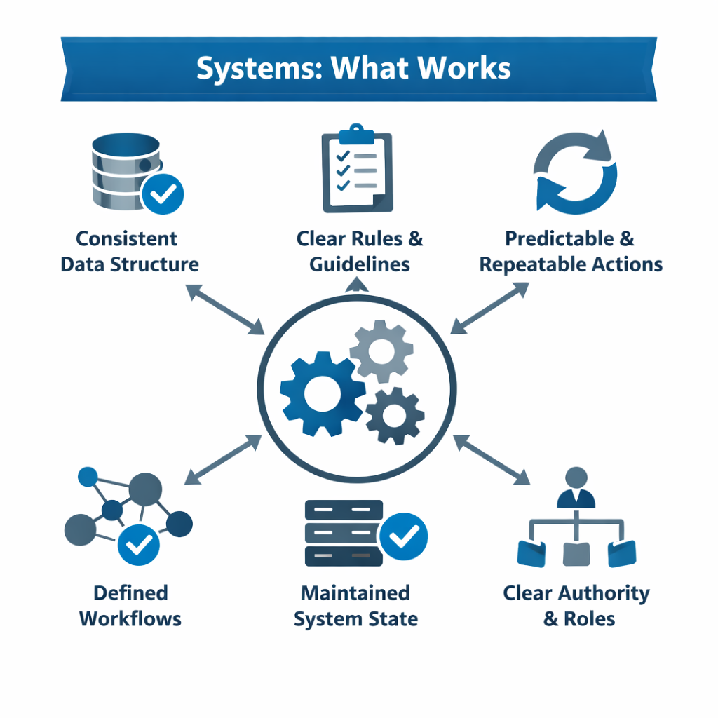 System Structure with Clear Rules and Defined Workflows